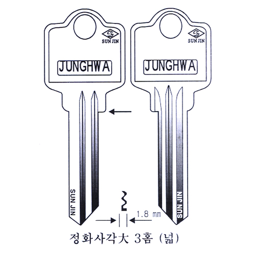 정화사각大3홈(넓음)