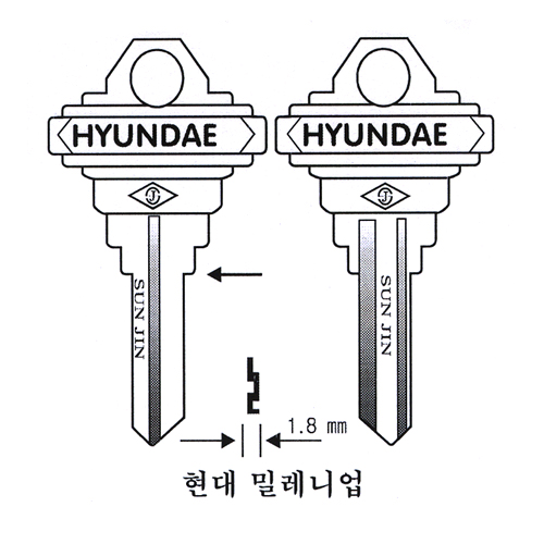 현대 밀레니엄(5핀)